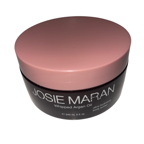 Josie Maran Whipped Argan Oil PEPPERMINT BARK Ultra-Hydrating Body Butter 8 oz. - Picture 1 of 6
